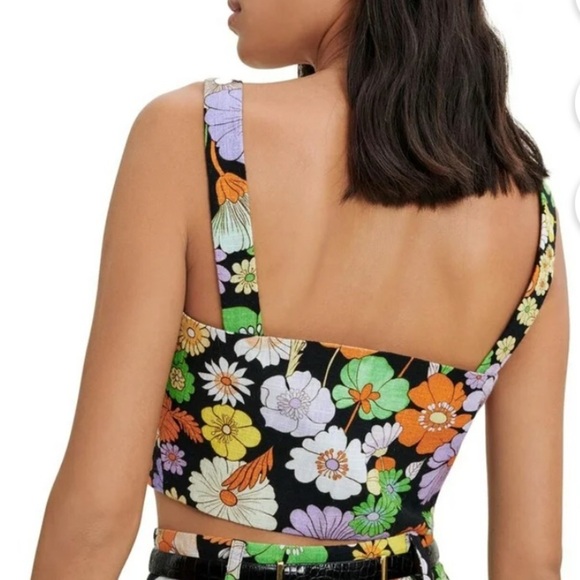 Maje 70s Floral Crop To, Size 1 - Picture 7 of 7